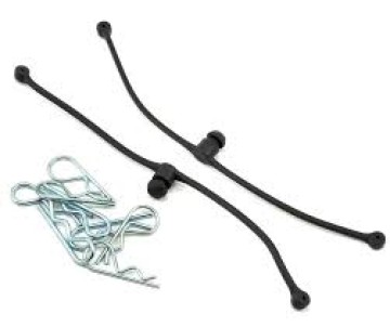 Du-Bro Body Klip Retainers (Black) 2/pkg.