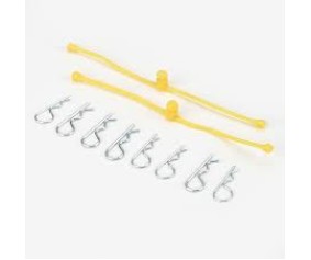 Du-Bro Body Klip Retainers (Yellow) 2/pkg.