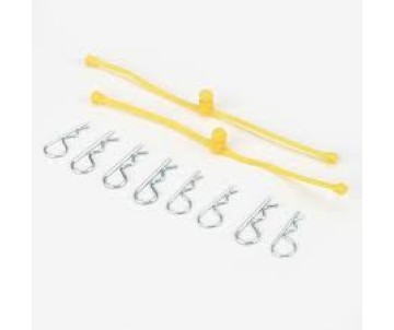 Du-Bro Body Klip Retainers (Yellow) 2/pkg.