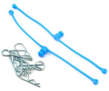 Du-Bro Body Klip Retainers (Blue) 2/pkg.