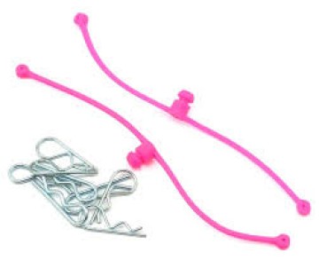 Du-Bro Body Klip Retainers (Pink) 2/pkg.