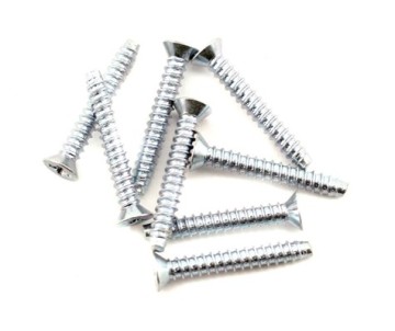 Du-Bro 3.0mm x 20 Flat-Head Self-Tapping Screws 8/pkg.
