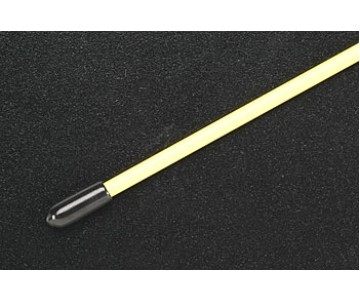 Du-Bro Antenna Tube w/ Cap (Yellow) (1/pkg)