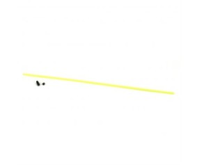 Du-Bro Antenna Tube w/ Cap (Neon Yellow) (1/pkg)