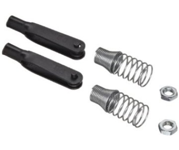 Du-Bro 4-40 Spring Steel Kwik-Link Clevis (2/pkg)