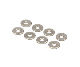 Du-Bro #6 Stainless Steel Flat Washer (8/pkg)