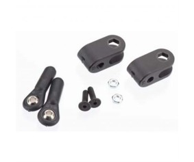 Du-Bro Heavy Duty Clevis w/ 4-40 Ball Link (8-32) - 2/pkg