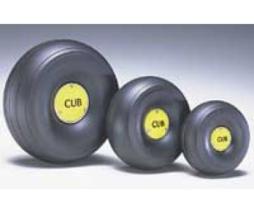 Du-Bro 1/3 Scale Trded Lightweight J-3 Cub Wheels (5-5/8