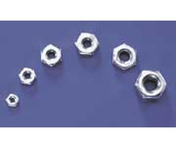 Du-Bro 8-32 Steel Hex Nuts (4/pkg)