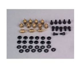 Du-Bro E-Z Connectors (W/Re-Usable Nylon Snap Ons) Bulk (12/pkg)