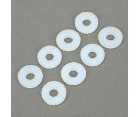 Du-Bro No. 10 Nylon Flat Washer (8/pkg)