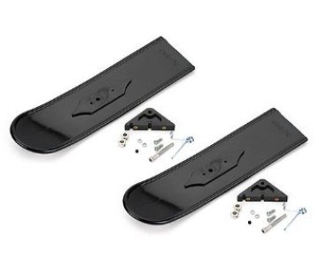 Du-Bro Snowbird Snow Skis, Main (Black)