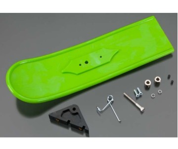 Du-Bro Snowbird Snow Skis MAIN (Lime Green)