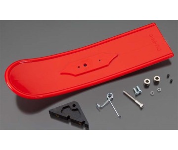 Du-Bro Snowbird Snow Skis NOSE (Red)