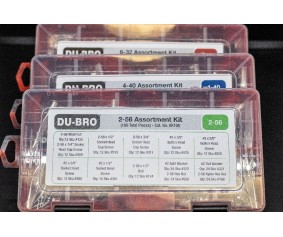 Du-Bro Standard Hardware Kit Bundle (3 Boxes) Du-Bro Standard Hardware Kit Bundle (3 Boxes)