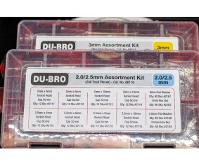 Du-Bro Metric Hardware Kit Bundle (2 Boxes) Du-Bro Metric Hardware Kit Bundle (2 Boxes)