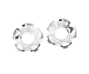 Duratrax Clp-Lck Whl Fce Mirror Chrm for Rpper 5.7 Whl (2)