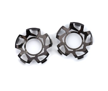 Duratrax Clip-Lck Whl Face Blk Chrm for Ripper 5.7 Whl (2)
