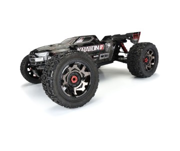 Duratrax Clip-Lck Whl Face Blk Chrm for Ripper 5.7 Whl (2)