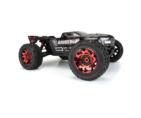 Duratrax Clip-Lck Whl Face Red Chrm for Ripper 5.7 Whl (2)