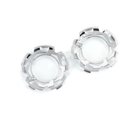 Duratrax Clp-Lck Whl Fce Mirror Chrm for Rpper 2.8 Whl (2)