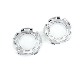 Duratrax Clp-Lck Whl Fce Mirror Chrm for Rpper 2.8 Whl (2)