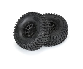 Duratrax 1/10 Fossil Trs Fr/Rr 1.9 MTD 12mm Blk Kodiak (2)