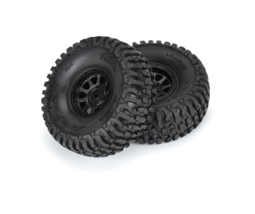 Duratrax 1/10 Fossil Trs Fr/Rr 1.9 MTD 12mm Blk Kodiak (2)