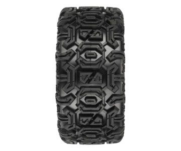 Duratrax 1/5 Warthog Trs Fr/Rr 5.7 MTD 24mm Blk Ripper (2)