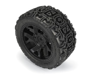 Duratrax 1/5 Warthog Trs Fr/Rr 5.7 MTD 24mm Blk Ripper (2)