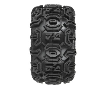 Duratrax 1/10 Warthog Trs Fr/R 2.8 MTD 12mm Blk Ripper (2)