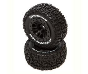 Duratrax SpeedTreads Shootout SCMTD Blk:TRA SL ECX R4X4 F/R