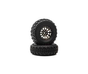 Duratrax Class 1 PIVOT CR C3 Mounted 1.9 Blk/Chr (2)