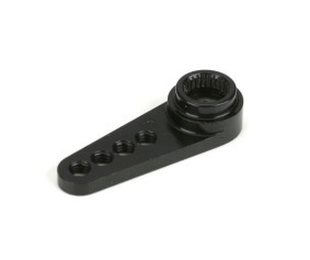 Dynamite 1/2 Machined Aluminum Servo Arm: 25T Fut Black
