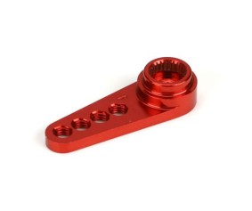 Dynamite 1/2 Machined Aluminum Servo Arm: Fut Red, 25T