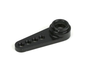 Dynamite 1/2 Machined Aluminum Servo Arm,Blk:JR/Air/KO 23T