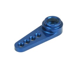 Dynamite 1/2 Machined Aluminum Servo Arm: 24THRC Blue