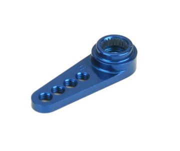 Dynamite 1/2 Machined Aluminum Servo Arm: 24THRC Blue