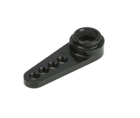 Dynamite 1/2 Machined Aluminum Servo Arm: 24T HRC Black