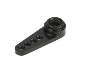 Dynamite 1/2 Machined Aluminum Servo Arm: 24T HRC Black