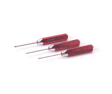 Dynamite Machined Hex Driver Metric Set, Red