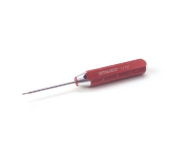 Dynamite Machined Hex Driver, Red: 1/16