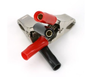 Dynamite Alligator Clips with 4mm Bullet Jack (2)