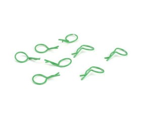 Dynamite Bent Body Clips Green (8)