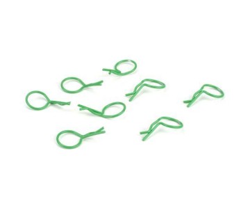 Dynamite Bent Body Clips Green (8)