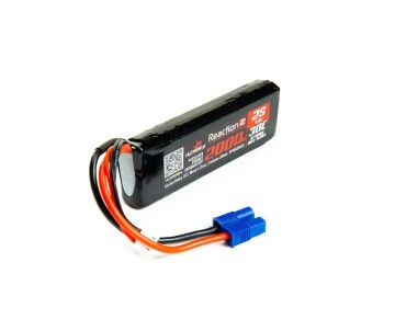 Dynamite Reaction2 7.4V 2000mAh 2S 30C LiPo: EC3 Minis, TWH