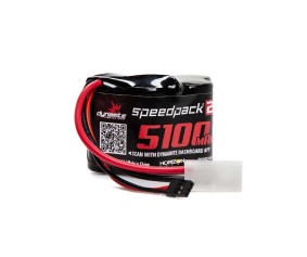 Dynamite SPEEDPACK2 6V 5100MAH 5C NiMH HUMP RX PK:BAJA,5B Dynamite SPEEDPACK2 6V 5100MAH 5C NiMH HUMP RX PK:BAJA,5B