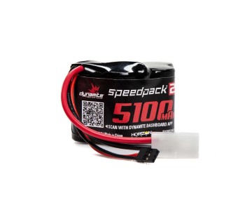 Dynamite SPEEDPACK2 6V 5100MAH 5C NiMH HUMP RX PK:BAJA,5B