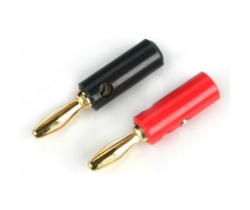 Dynamite Gold Banana Plug Set with Screws