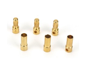 Dynamite Gold Bullet Connector Set, 3.5mm (3)